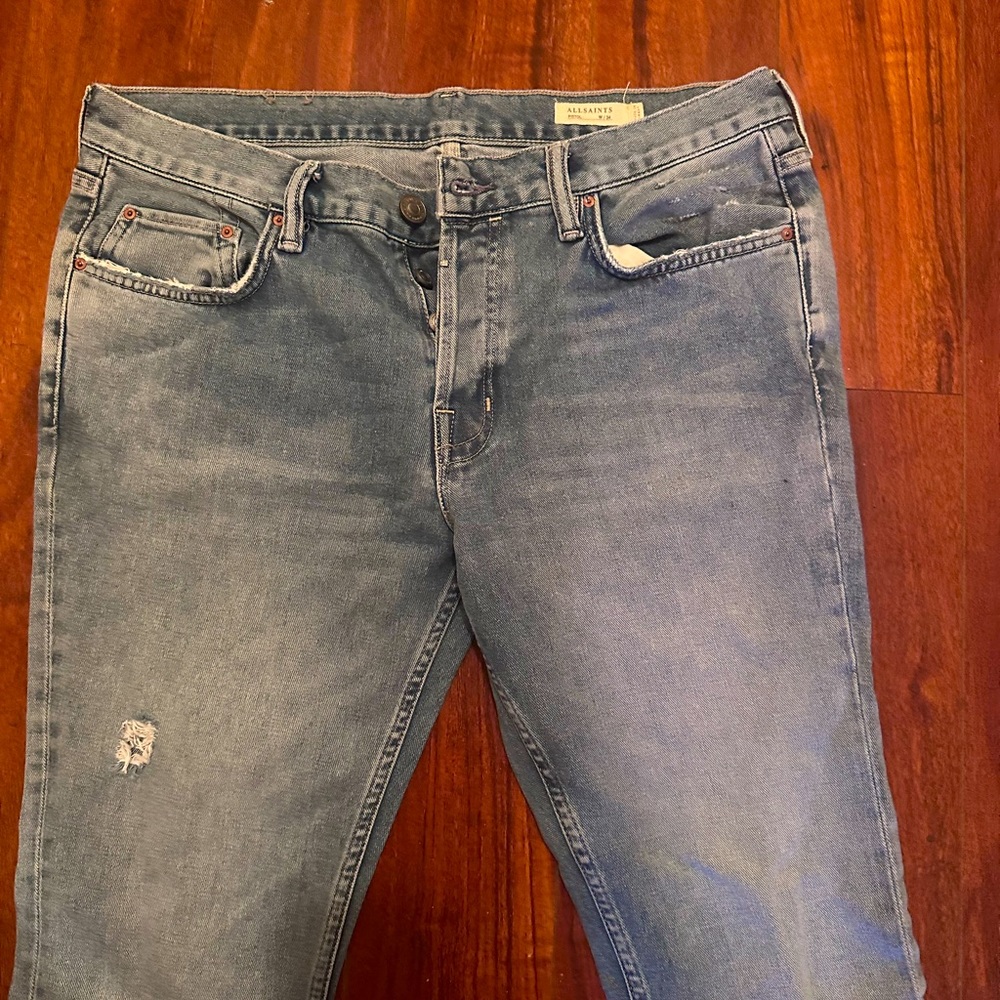 All Saints Pistol Skinny Jeans Men’s Sz 34